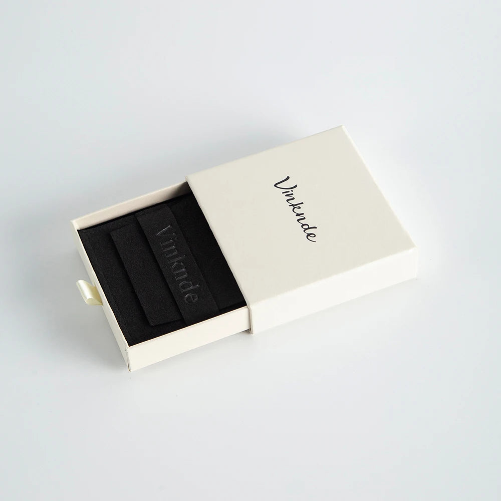 24Sets Personalized Custom Logo Jewelry Gift Box with High Quailty Microfiber Velvet Envelope Bag Rings Earrings Organizer Pouch